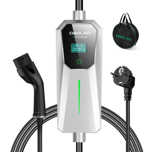 Chargeur portable pour véhicule électrique 3,8 KW - Borneplus