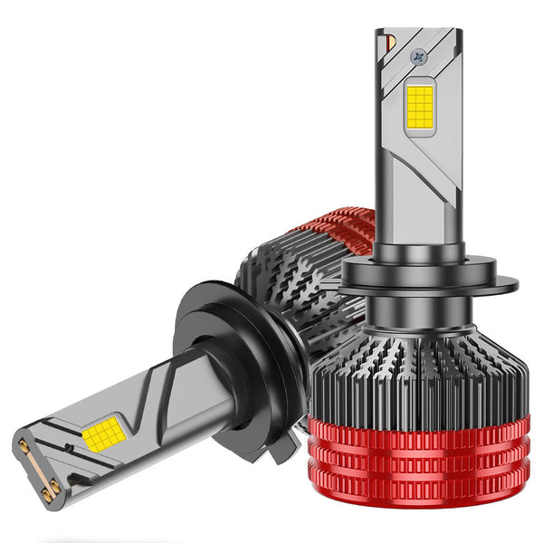 Daolar Ampoule LED H7 6500K 12V, Ampoule Xenon feux de route et feux de croisement pour H4 H7 H11 9005 9006, Pack de 2 ampoules de phare