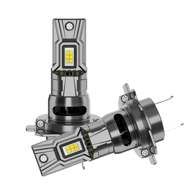 Daolar Lampe LED H7, jusqu'à 500%, 50W 6600LM, 6500K Blanc Super Lumineux, Installation Rapide, Pack de 2