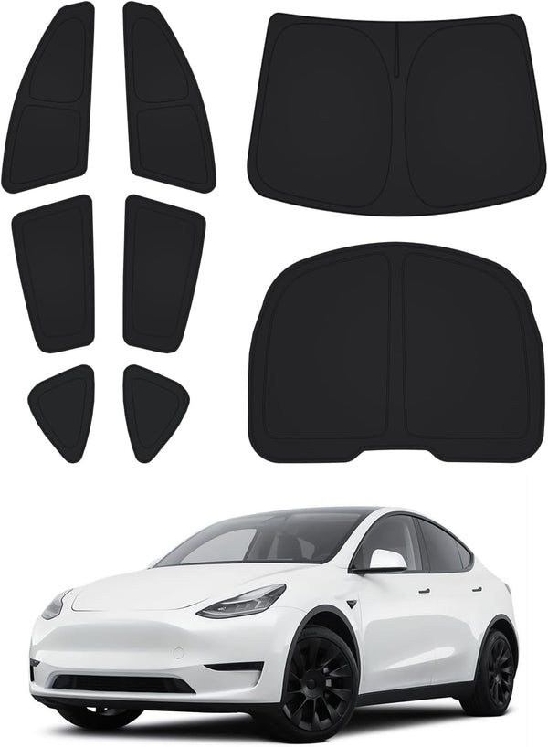 Daolar pare-brise pare-soleil pour Tesla modèle Y côté arrière fenêtre ombre kit fenêtre pare-soleil bloqueur intimité couverture pour le camping garder véhicule cool