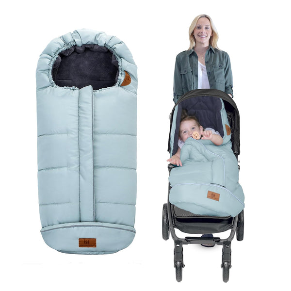 Daolar Winterfußsack für Kinderwagen mit Reißverschluss, Warmer Polarfleece Babyfußsack Winter Outdoor